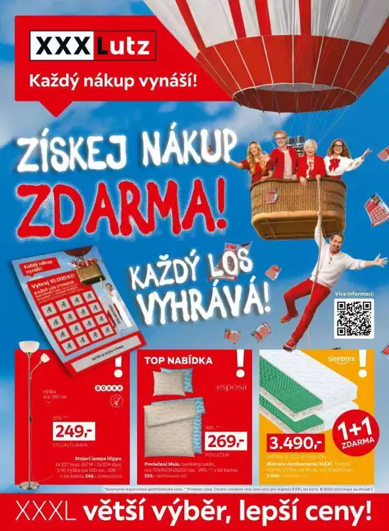XXXLutz katalog v Moravská Třebová | Sleva 25 téměř na celý nákup | 2026-08-24T00:00:00.000Z - 2026-09-06T00:00:00.000Z