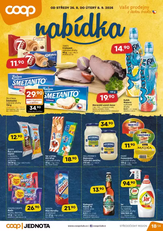 Coop katalog v Hlinsko | Exkluzivní výhodné nabídky | 2026-08-26T00:00:00.000Z - 2026-09-08T00:00:00.000Z
