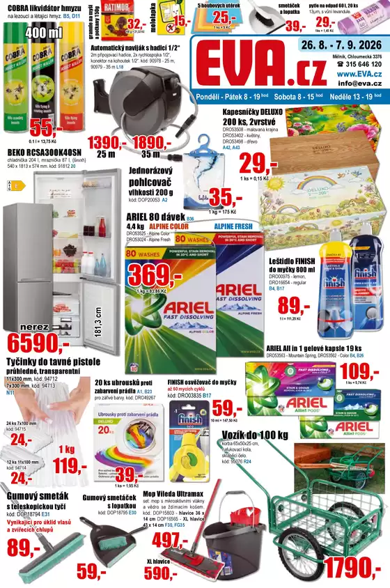 EVA katalog v Ostrava | Leták EVA.cz | 2026-08-26T00:00:00.000Z - 2026-09-07T00:00:00.000Z