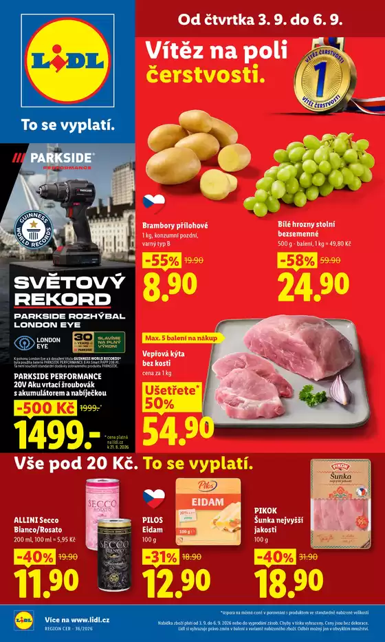 Lidl katalog | 3. 9. - 6. 9. 2026 | 2026-09-03T00:00:00.000Z - 2026-09-06T00:00:00.000Z