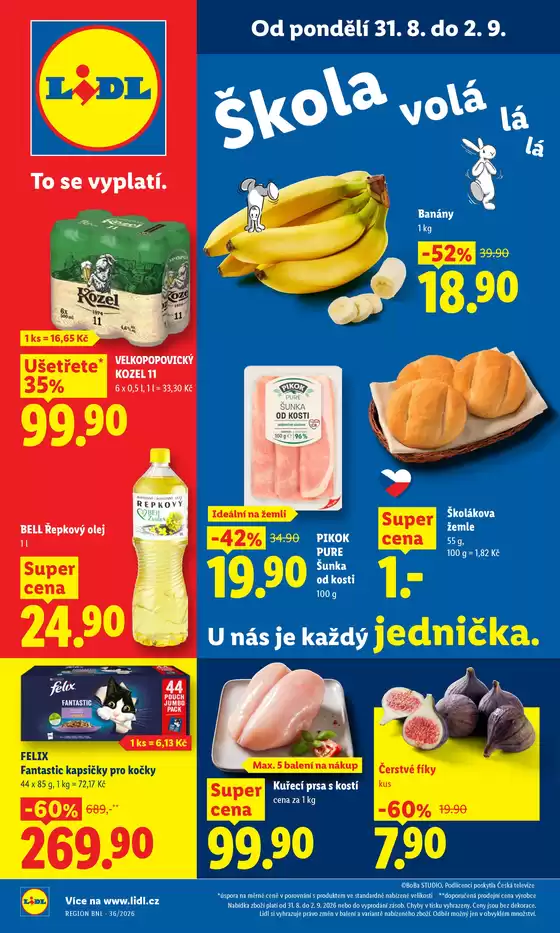 Lidl katalog | 31. 8. - 2. 9. 2026 | 2026-08-31T00:00:00.000Z - 2026-09-06T00:00:00.000Z