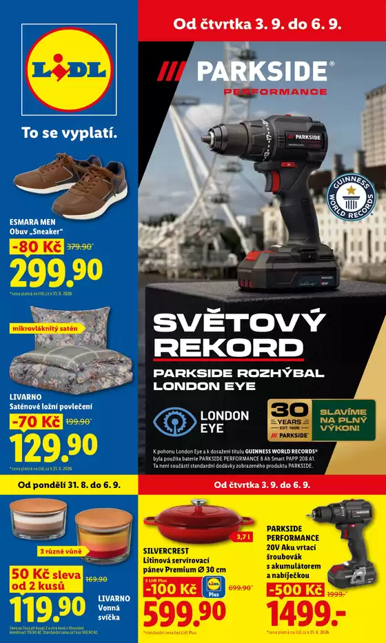 Lidl katalog | 31. 8. - 6. 9. 2026 | 2026-08-31T00:00:00.000Z - 2026-09-06T00:00:00.000Z