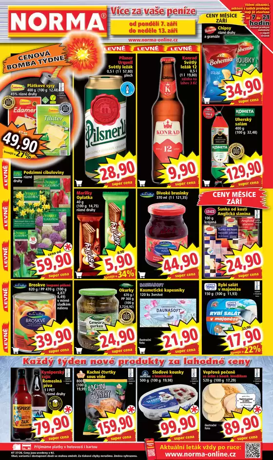 Norma katalog | Exkluzivní výhodné nabídky | 2026-09-07T00:00:00.000Z - 2026-09-13T00:00:00.000Z