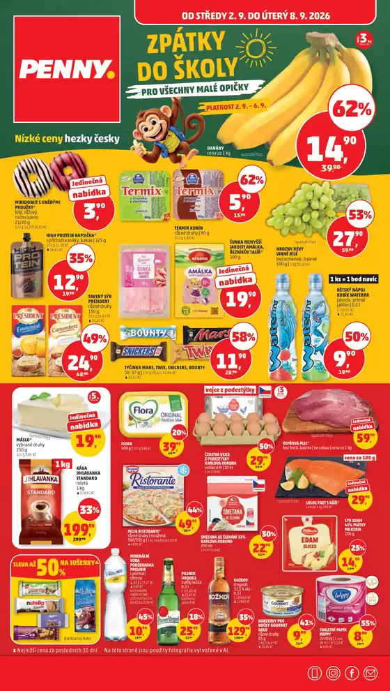 Penny Market katalog v Česká Lípa | Nabídky pro lovce výhodných nákupů | 2026-09-02T00:00:00.000Z - 2026-09-08T00:00:00.000Z