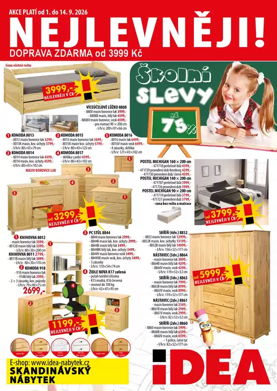 IDEA nábytek katalog | IDEA nábytek Aktuální leták | 2026-09-01T00:00:00.000Z - 2026-09-14T00:00:00.000Z