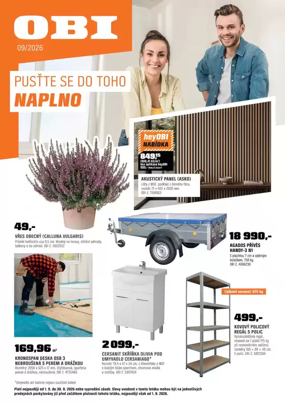 OBI katalog v Louny | OBI Nabídky! | 2026-09-01T00:00:00.000Z - 2026-09-30T00:00:00.000Z