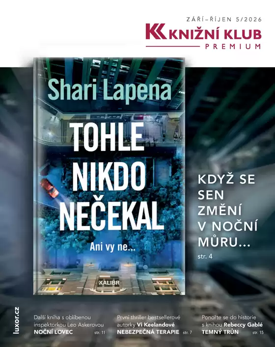 Knižní klub katalog | Akční Nabídka ZÁŘÍ–ŘÍJEN 5/2026 | 2026-09-01T00:00:00.000Z - 2026-10-31T00:00:00.000Z