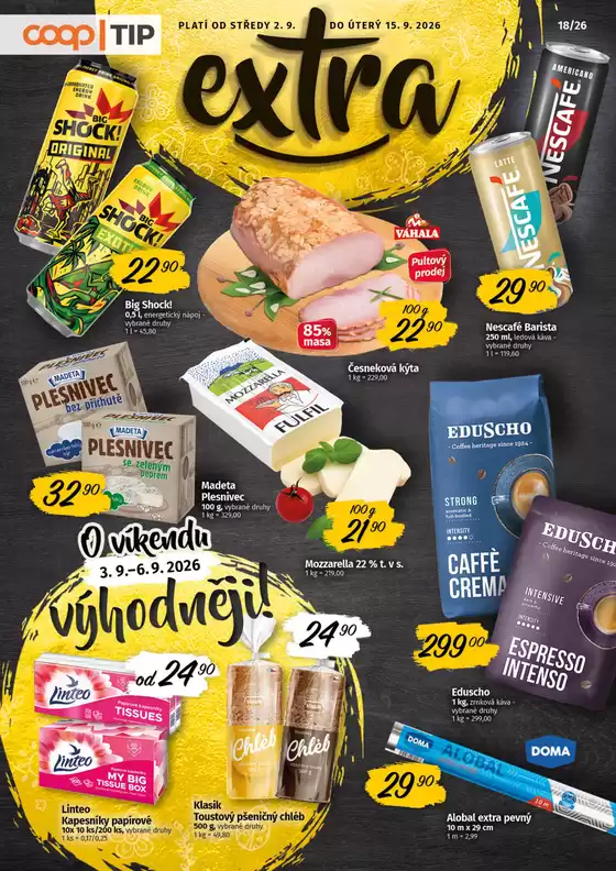 Coop katalog v Liberec | Skvělé slevy na vybrané produkty | 2026-09-02T00:00:00.000Z - 2026-09-15T00:00:00.000Z