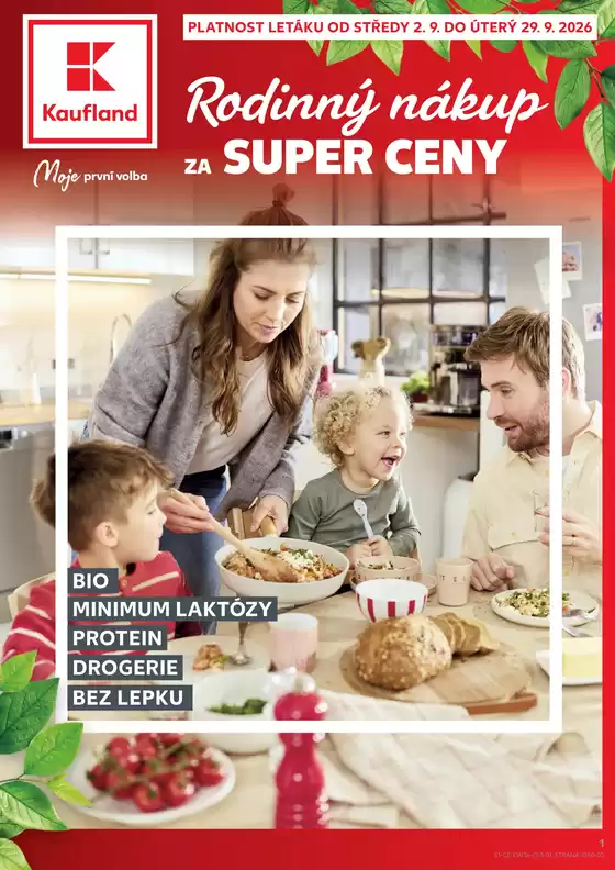Kaufland katalog v Liberec | Top nabídky pro šetrné zákazníky | 2026-09-02T00:00:00.000Z - 2026-09-29T00:00:00.000Z