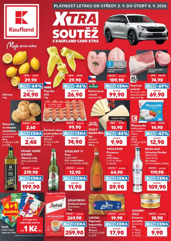 Kaufland katalog | Skvělá nabídka pro lovce výhodných nákupů | 2026-09-02T00:00:00.000Z - 2026-09-08T00:00:00.000Z