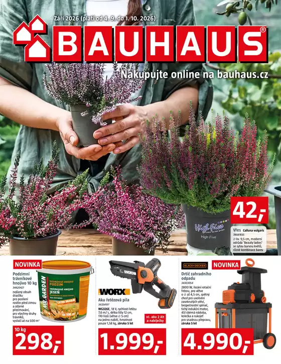 Bauhaus katalog | Bauhaus leták | 2026-09-04T00:00:00.000Z - 2026-10-01T00:00:00.000Z