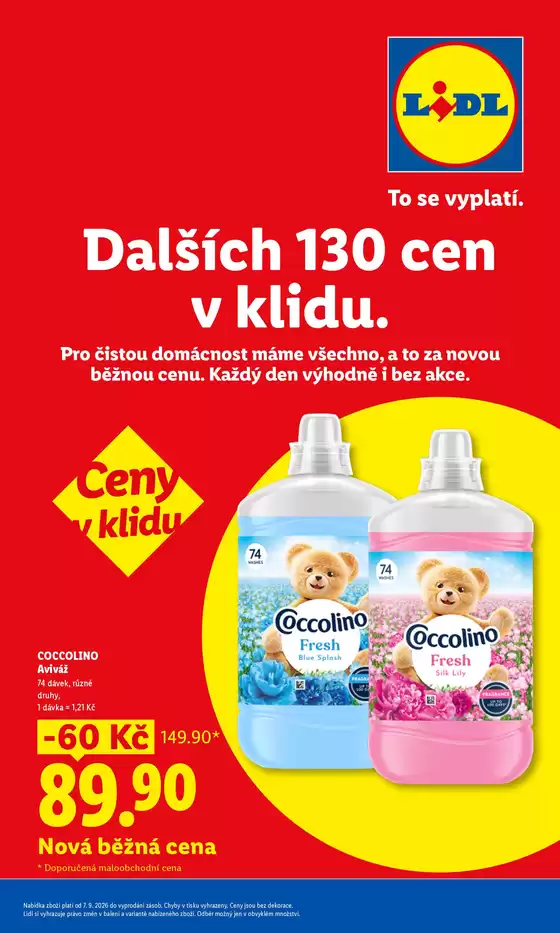 Lidl katalog | Pro čistou domácnost máme všechno | 2026-09-07T00:00:00.000Z - 2026-11-30T00:00:00.000Z