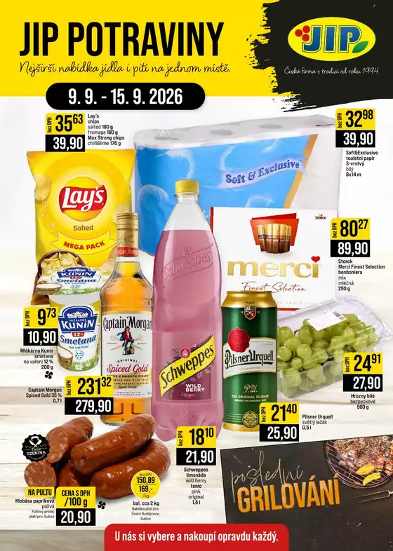 Jip katalog | Naše nejlepší nabídky pro vás | 2026-09-09T00:00:00.000Z - 2026-09-15T00:00:00.000Z