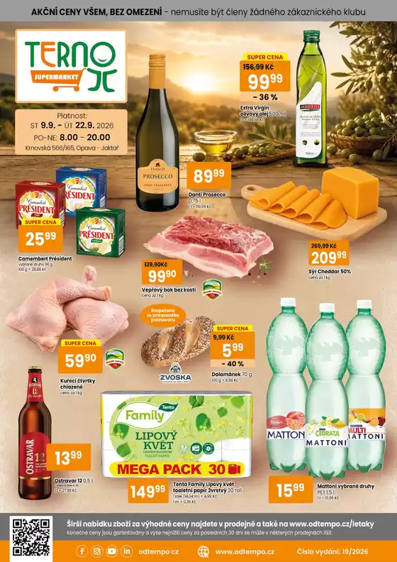TEMPO katalog | Leták TERNO 9.9. - 22.9.2026 | 2026-09-09T00:00:00.000Z - 2026-09-22T00:00:00.000Z