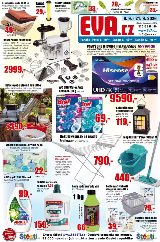 EVA katalog | Leták EVA.cz | 2026-09-09T00:00:00.000Z - 2026-09-21T00:00:00.000Z