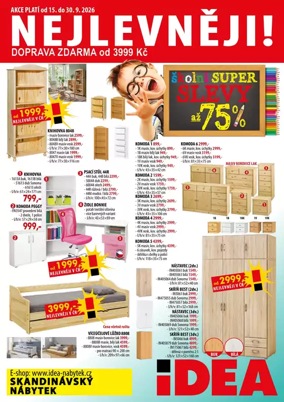 IDEA nábytek katalog | IDEA nábytek Aktuální leták | 2026-09-15T00:00:00.000Z - 2026-09-30T00:00:00.000Z