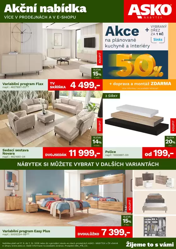 Asko katalog v České Budějovice | ASKO - Akční nabídka | 2026-09-17T00:00:00.000Z - 2026-10-07T00:00:00.000Z