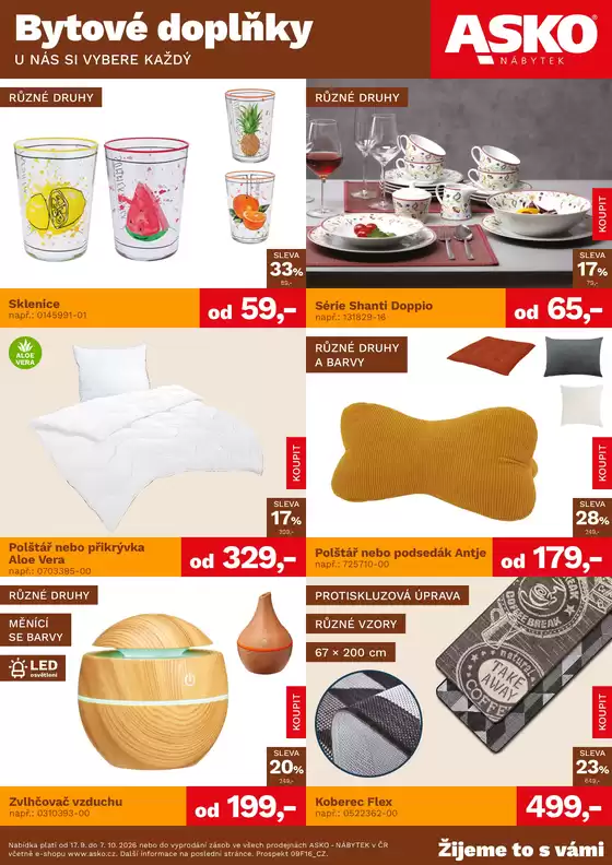 Asko katalog | ASKO - Bytové doplňky | 2026-09-17T00:00:00.000Z - 2026-10-07T00:00:00.000Z