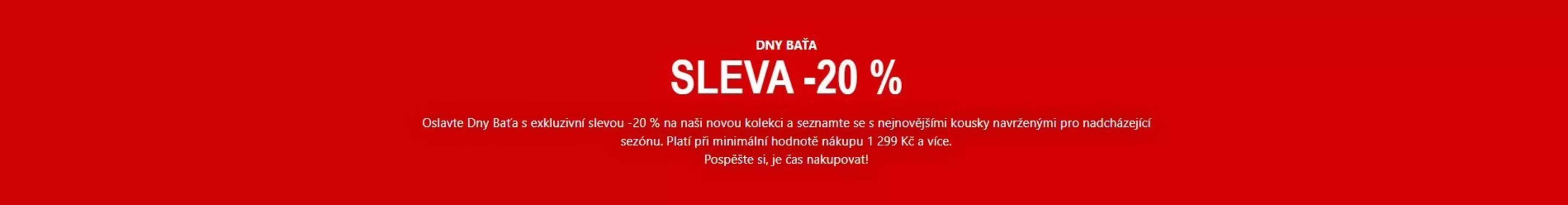 Baťa katalog | DNY BAŤА SLEVA -20% | 2026-09-17T00:00:00.000Z - 2026-09-30T00:00:00.000Z