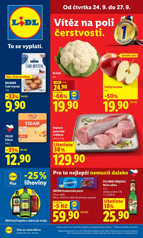 Lidl katalog v Havlíčkův Brod | 24. 9. - 27. 9. 2026 | 2026-09-24T00:00:00.000Z - 2026-09-27T00:00:00.000Z