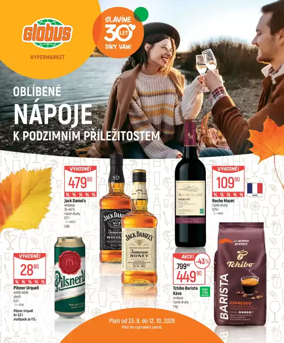 Globus katalog v Bílina | Globus 39 26 K2 Nápoje | 2026-09-23T00:00:00.000Z - 2026-10-12T00:00:00.000Z