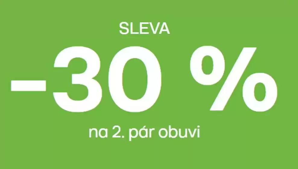Deichmann katalog | Sleva -30% na 2. pár obuvi | 2026-09-21T00:00:00.000Z - 2026-09-22T00:00:00.000Z