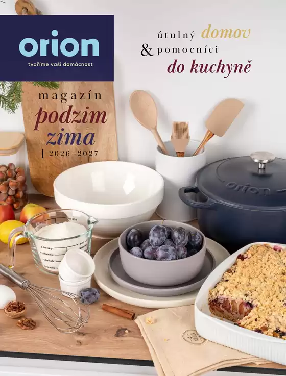 Orion katalog v Slavkov u Brna | Útulný domov & pomocníci do kuchyně podzim - zima! | 2026-09-22T00:00:00.000Z - 2027-02-28T00:00:00.000Z