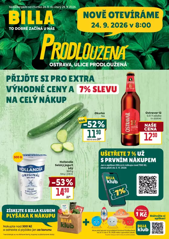 Billa katalog | Billa Speciál Ostrava | 2026-09-24T00:00:00.000Z - 2026-09-29T00:00:00.000Z