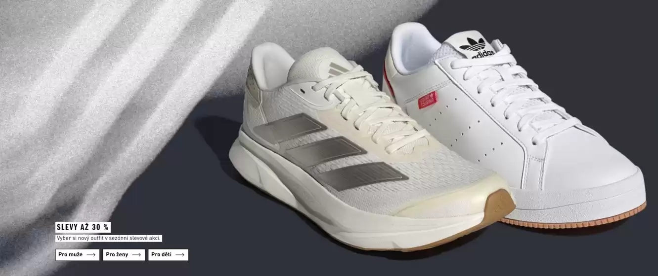 Adidas katalog v Hradec Králové | SLEVY AŽ 30% | 2026-09-25T00:00:00.000Z - 2026-10-08T00:00:00.000Z