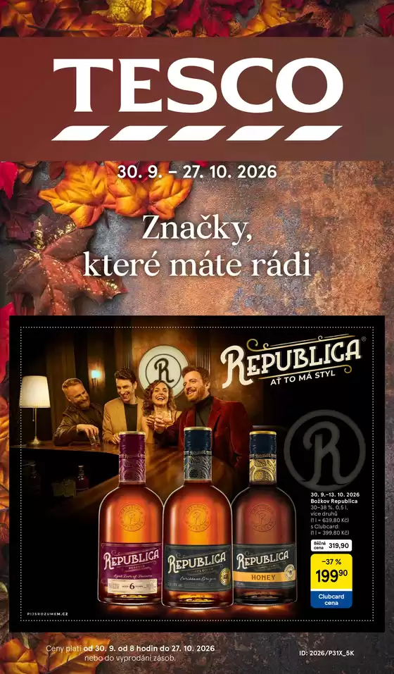 Tesco katalog v Kutná Hora | tesco letak-2026-09-30 | 2026-09-30T00:00:00.000Z - 2026-10-27T00:00:00.000Z