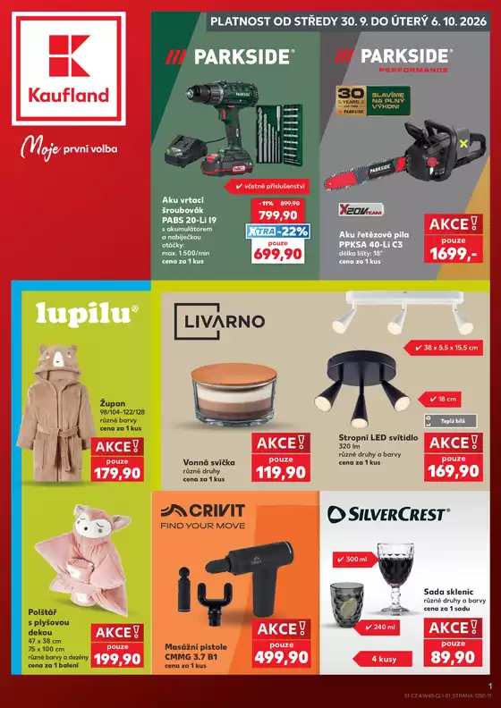 Kaufland katalog v Černošice | Kaufland leták | 2026-09-30T00:00:00.000Z - 2026-10-06T00:00:00.000Z