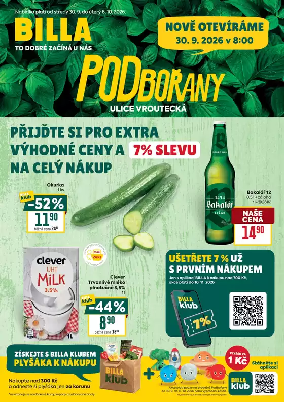 Billa katalog v Sušice | Billa Speciál Podbořany | 2026-09-30T00:00:00.000Z - 2026-10-06T00:00:00.000Z