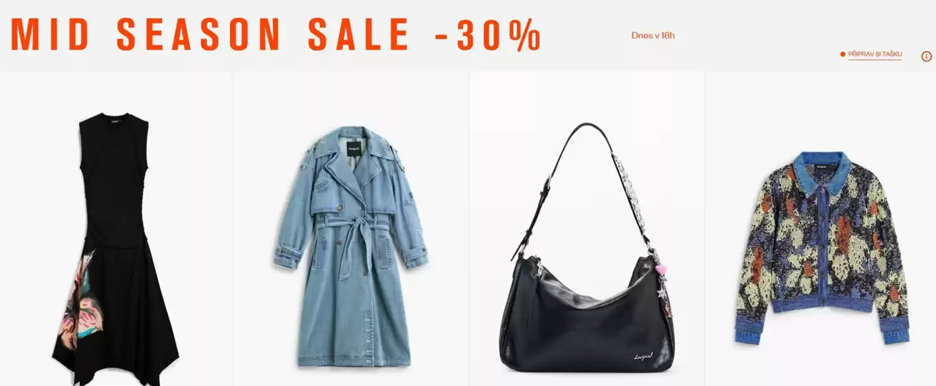 Desigual katalog v Černošice | MID SEASON SALE -30% | 2026-09-29T00:00:00.000Z - 2026-10-11T00:00:00.000Z