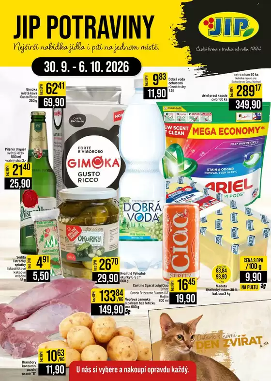 Jip katalog v Ústí nad Labem | Naše nejlepší nabídky pro vás | 2026-09-30T00:00:00.000Z - 2026-10-06T00:00:00.000Z