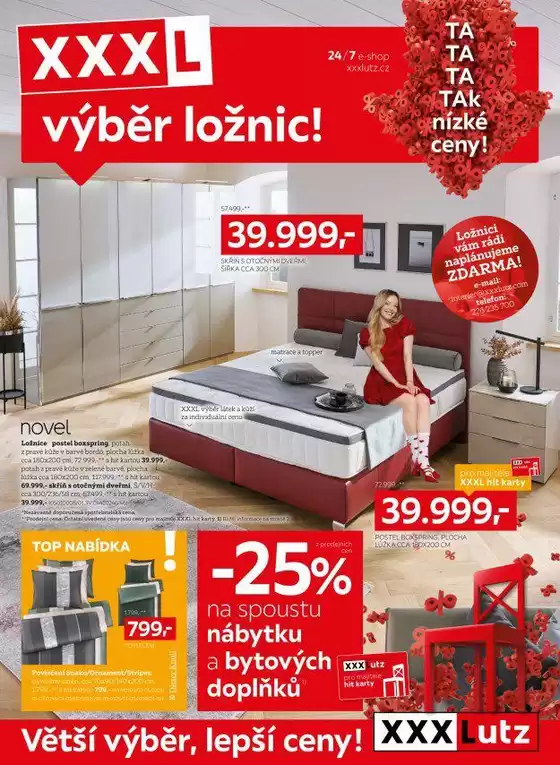 XXXLutz katalog v Ústí nad Labem | XXXL výběr ložnic | 2026-09-21T00:00:00.000Z - 2026-10-18T00:00:00.000Z