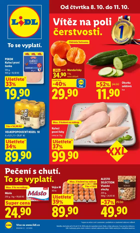 Lidl katalog v Černošice | 8. 10. - 11. 10. 2026 | 2026-10-08T00:00:00.000Z - 2026-10-11T00:00:00.000Z