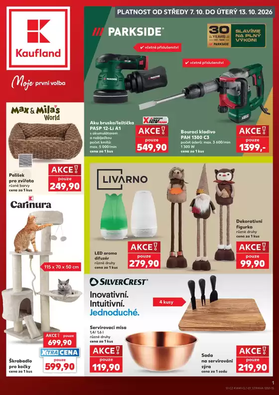 Kaufland katalog v Brandýs nad Labem-Stará Boleslav | Objevte atraktivní nabídky | 2026-10-07T00:00:00.000Z - 2026-10-13T00:00:00.000Z