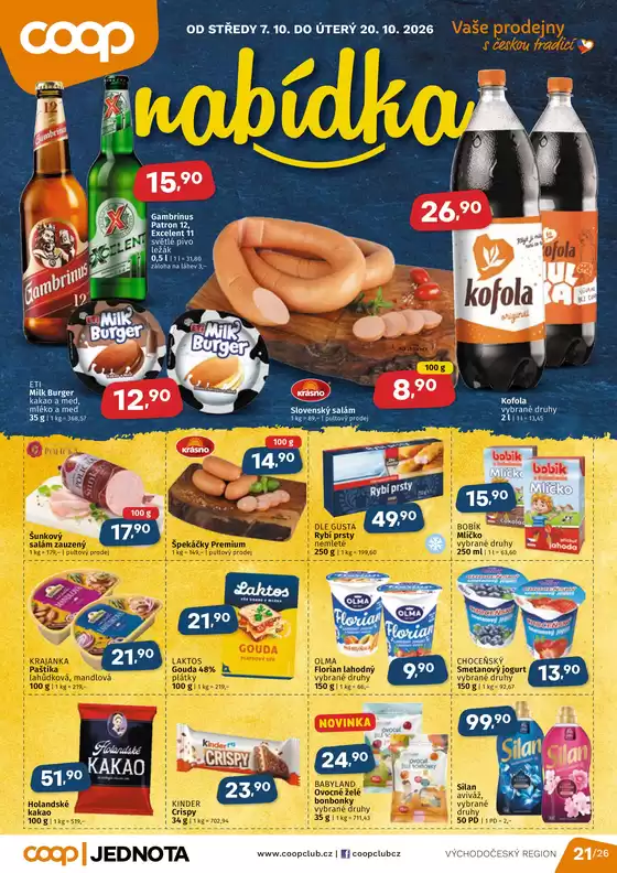 Coop katalog | Nové nabídky k objevování | 2026-10-07T00:00:00.000Z - 2026-10-20T00:00:00.000Z