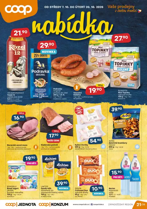 Coop katalog | Aktuální speciální akce | 2026-10-07T00:00:00.000Z - 2026-10-20T00:00:00.000Z