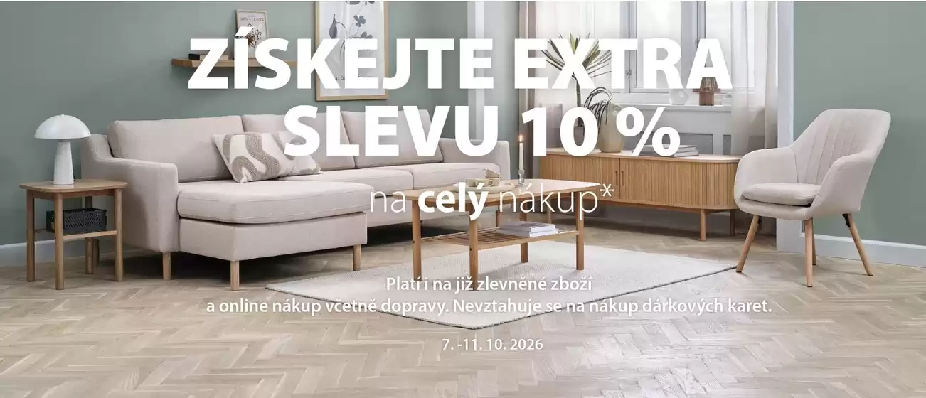 JYSK katalog v Brno | JYSK leták | 2026-10-07T00:00:00.000Z - 2026-10-11T00:00:00.000Z