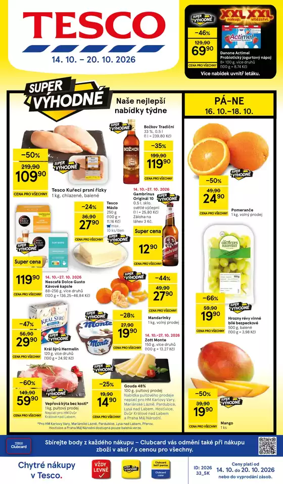 Tesco katalog v Dobříš | tesco letak-2026-10-14 | 2026-10-14T00:00:00.000Z - 2026-10-20T00:00:00.000Z