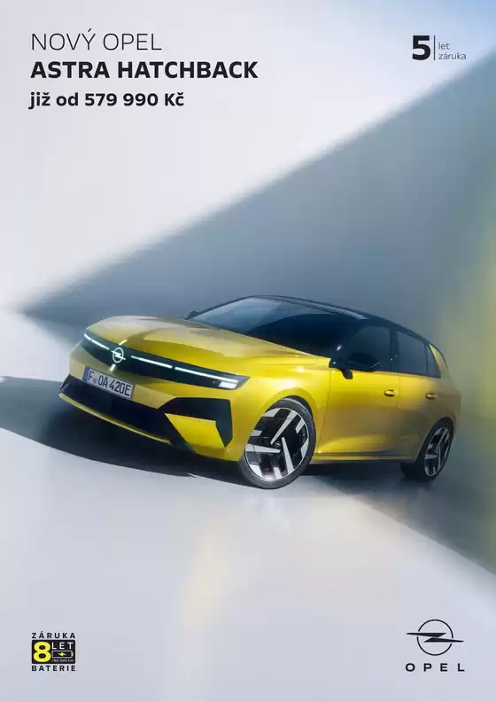 Opel katalog v České Budějovice |  Nový Opel Astra Hatchback | 2026-10-12T00:00:00.000Z - 2026-12-31T00:00:00.000Z