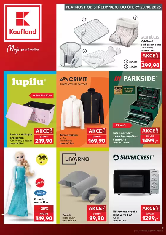 Kaufland katalog | Top nabídky pro všechny zákazníky | 2026-10-14T00:00:00.000Z - 2026-10-20T00:00:00.000Z