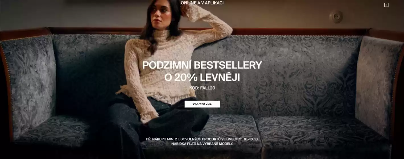 MOHITO katalog v Černošice | PODZIMNI BESTSELLERY O 20% LEVNĚJI | 2026-10-15T00:00:00.000Z - 2026-10-18T00:00:00.000Z