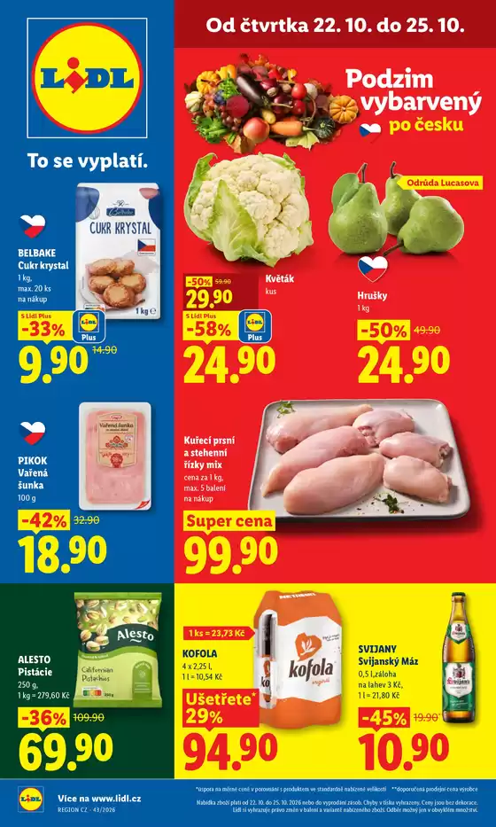 Lidl katalog | 22. 10. - 25. 10. 2026 | 2026-10-22T00:00:00.000Z - 2026-10-25T00:00:00.000Z
