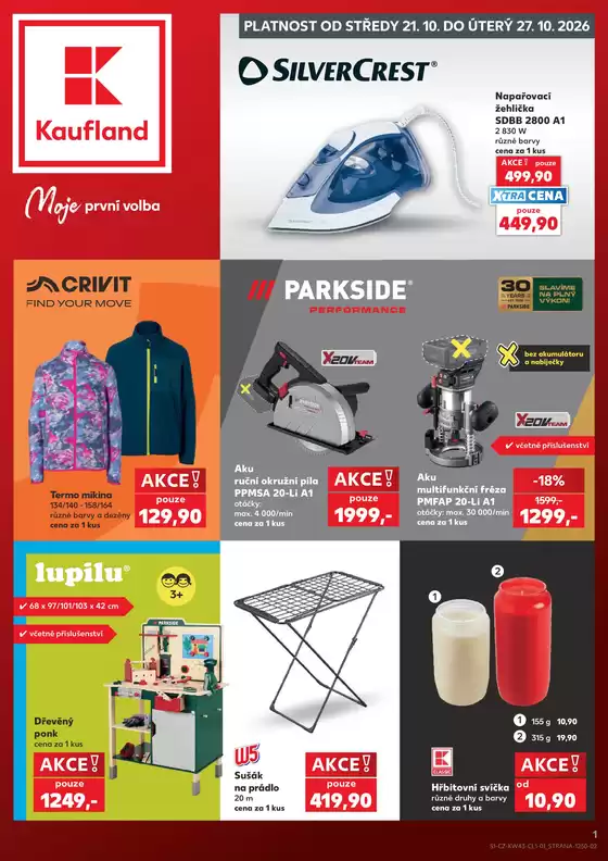 Kaufland katalog | Exkluzivní výhodné nabídky | 2026-10-21T00:00:00.000Z - 2026-10-27T00:00:00.000Z