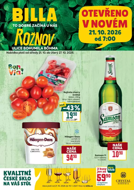 Billa katalog | Billa Speciál České Budějovice | 2026-10-21T00:00:00.000Z - 2026-10-27T00:00:00.000Z