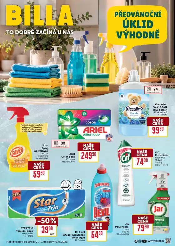 Billa katalog | Billa Katalog Péče | 2026-10-21T00:00:00.000Z - 2026-11-10T00:00:00.000Z