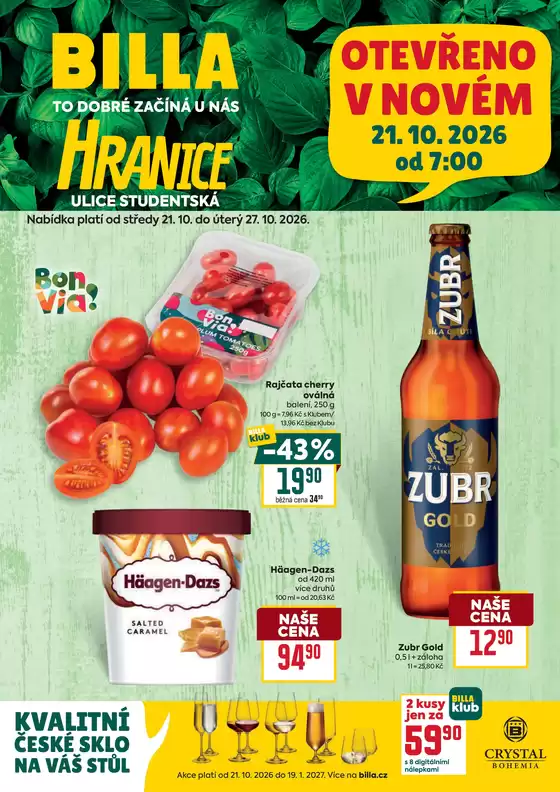 Billa katalog | Billa Speciál Hranice | 2026-10-21T00:00:00.000Z - 2026-10-27T00:00:00.000Z
