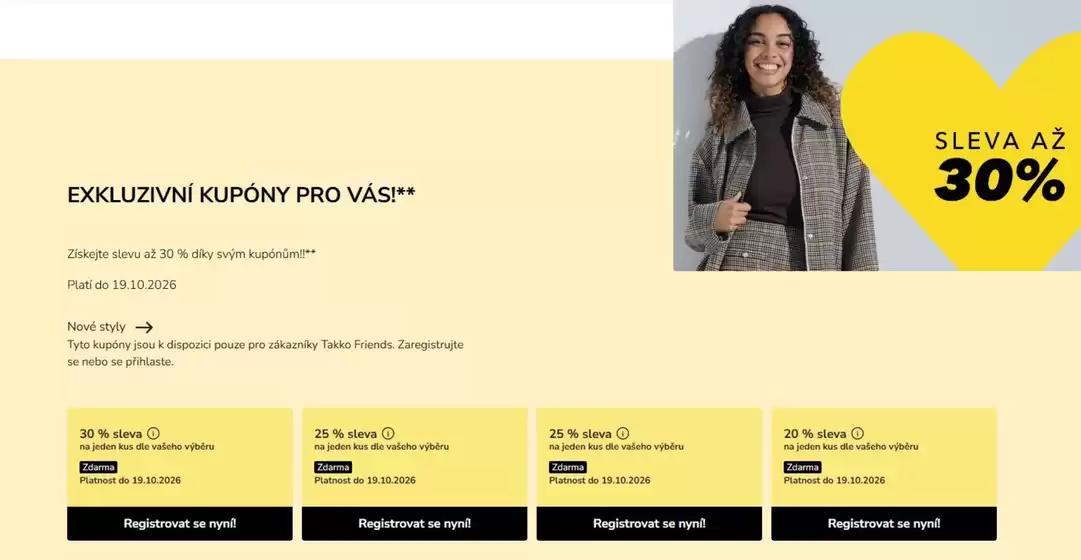 Takko katalog | EXKLUZIVNÍ KUPÓNY PRO VÁS! | 2026-10-19T00:00:00.000Z - 2026-10-19T00:00:00.000Z